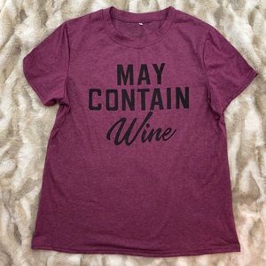EUC•‘May Contain Wine’ tee